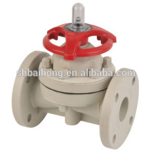 DIN/ANSI/JIS PPH diaphragm valve