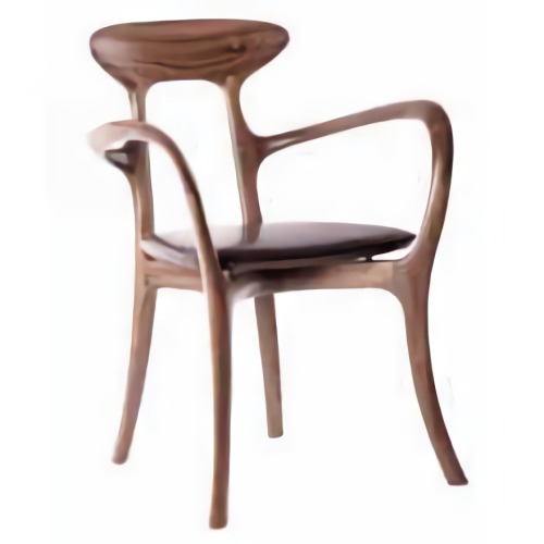 Nowoczesne drewniane krzesło do jadalni