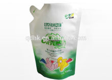 Washing laundry liquid spout bag,Stand up hand soap liquid bag with spout