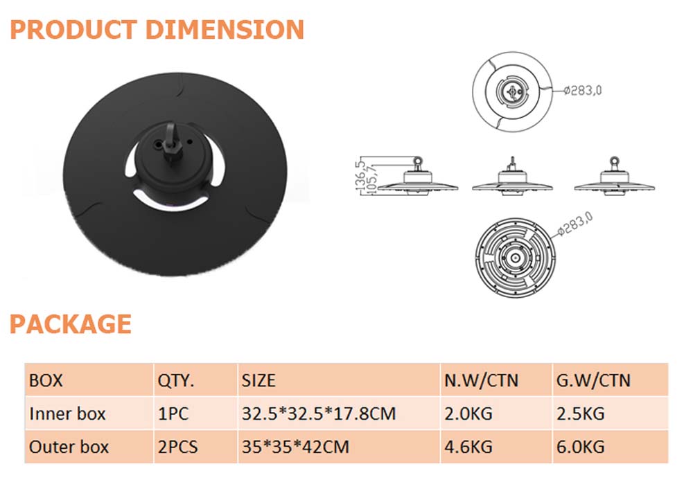 100w Ufo Led High Bay Light 5 Jpg