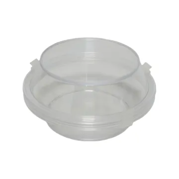 80x40mm Round Plastic Transparent Membrane Box Jewelry Packaging Box