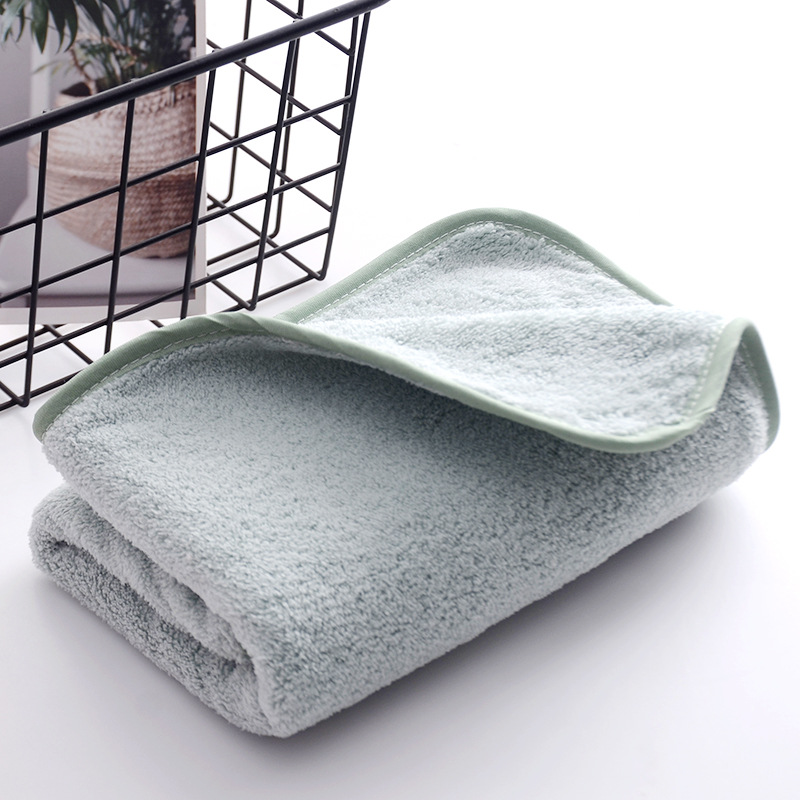 Absorbent Bath Towel Soft Beach Towel Quick-dry Washcloth for Home Hotel