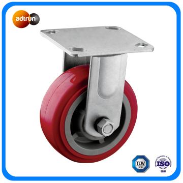 Solid Polyurethane Trolley Industrial Caster Wheel