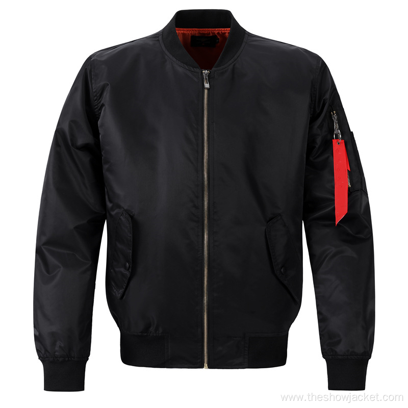 Autumn Winter OEM Custom Bomber Jacket for Men