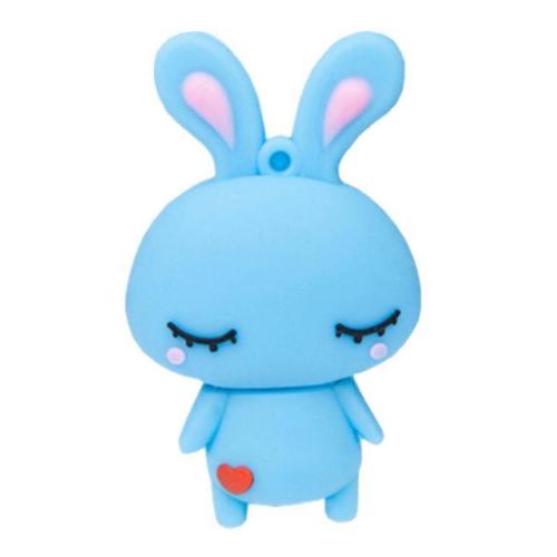 Custom Cartoon PVC Rabbit USB Flash Disk