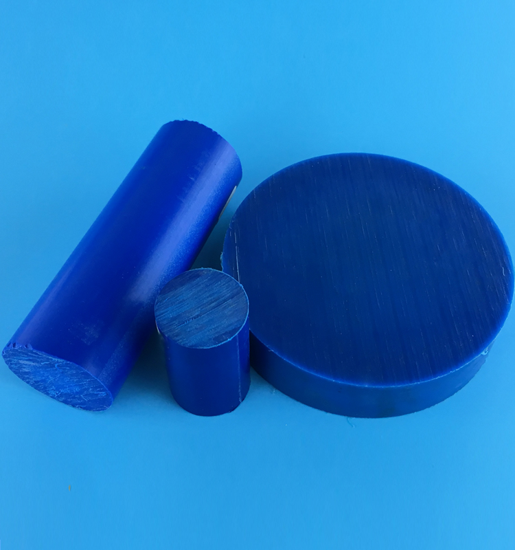 Blue Polyamide Rod