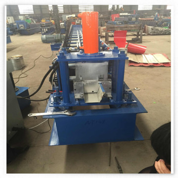 Steel water rain gutter roll forming machine