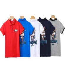 Dollars Model CAF095 Big Kids Boys Oversized Polo Shirts