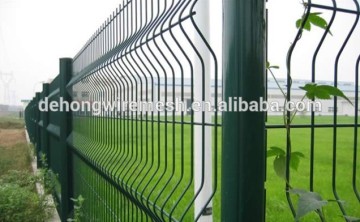 Anping factory PVC coated Welded Triangle Bended Fence Panel