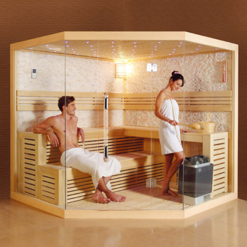 2015 Newest Design Luxury Traditional Culture Stone Dry Sauna Room