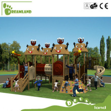 Wholesale plastic composite kids outdoor playground wood