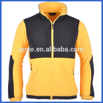 Winter mens polyester fleece jacket