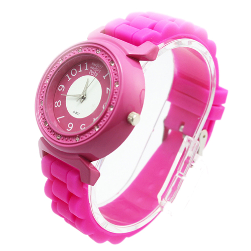 Gadis Borong Diamond Silicone Tali Jam Tangan