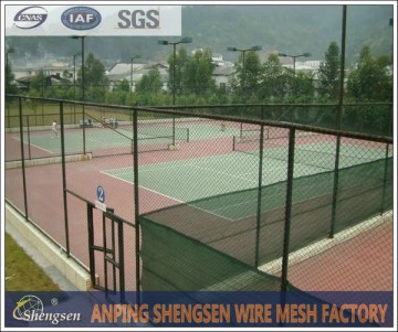 PVC coated chain link fence/ plastic chain link fence