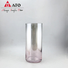 Pear Color GLass Vase plating