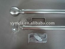 set curtain pole