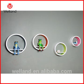 round cube wall shelf
