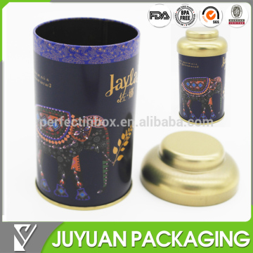 recycling tea tin can /Round airtight tea tin box