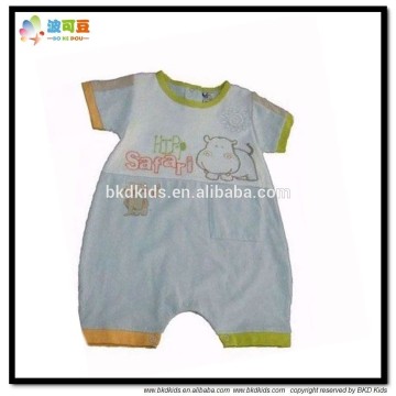 BKD 100% combing cotton baby summer romper