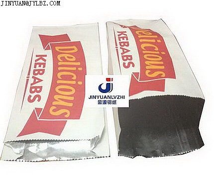 Australian type hot chicken foil bag,hot dog foil paper bags