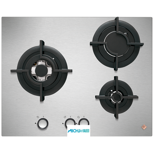 Gas Hob 3 Burners Airluxが組み込まれています