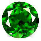Green Round Natural Chrome Diopside Gemstone For Jewelry 1.25mm