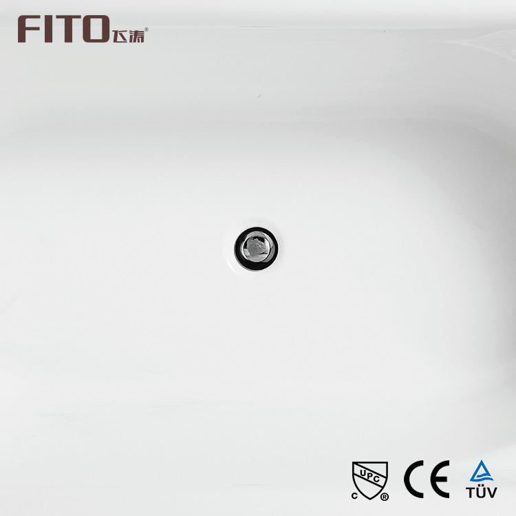 Simple Operation Freestanding Soaking Hotel Bathtub For Adult