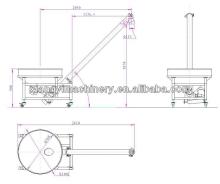 screw feeding machine hoister machine