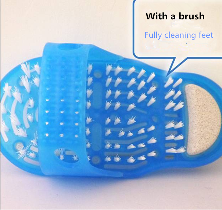 Bathroom massage,remove dead skin, easy foot brush, customizable slippers