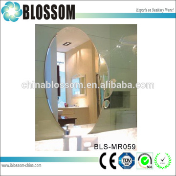 frameless round bathroom corner mirrors for bathroom