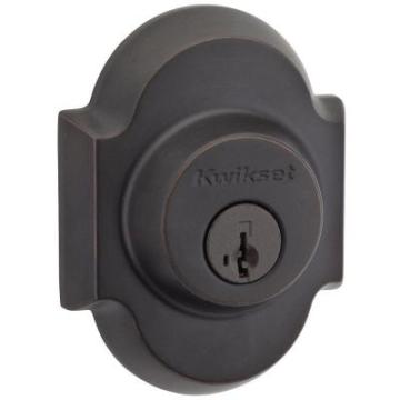 Austin Single Cylinder Venetian Bronze Deadbolt Featuring SmartKey