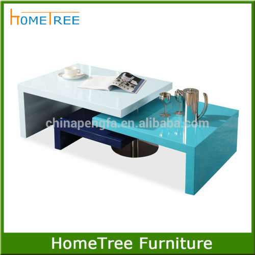 High gloss modern coffee table