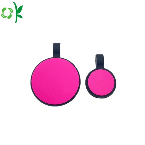 Mini Circle Silicone Dog Cat Taggar