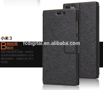 xiaomi 3 Mi3 flip case flip cover gel cover for xiaomi 3