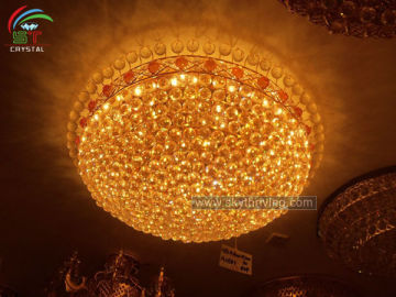 contemporary k9 crystal ceiling lamp