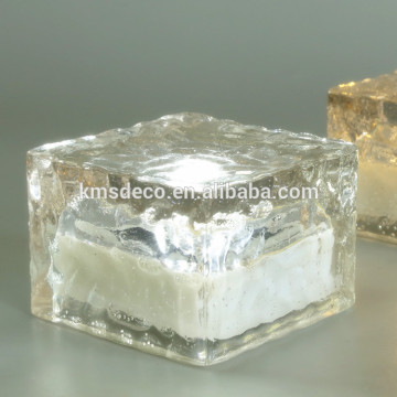 solar ice cube path lights outdoor yard garden deco