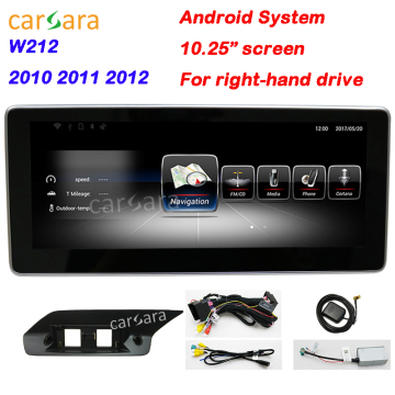 RHD Mercedes W212 Android Screen 10-12