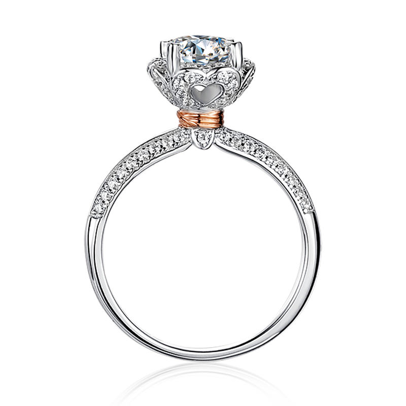Engagement Wedding Ring Hot Selling Silver Sets 925 Jewelry  Rings