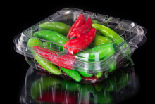 Vented Clamshell Vegetable Containers