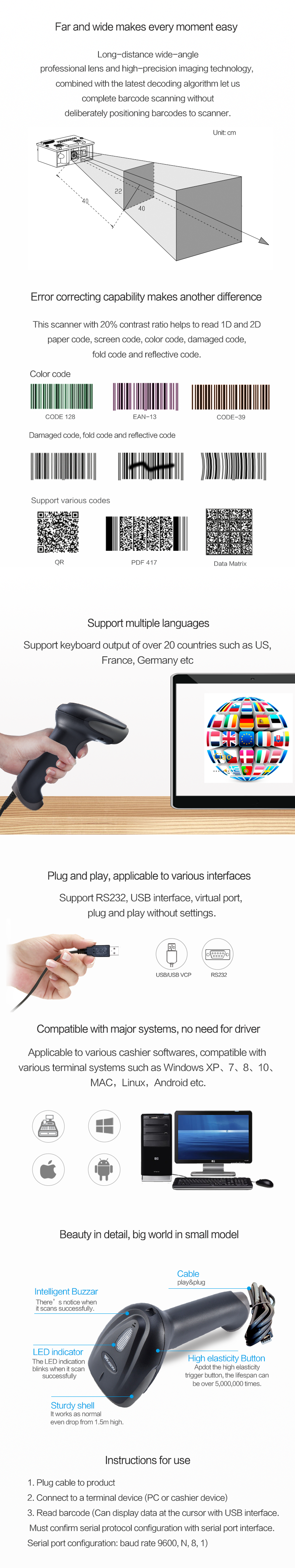 wireless barcode scanner wireless barcode scanner