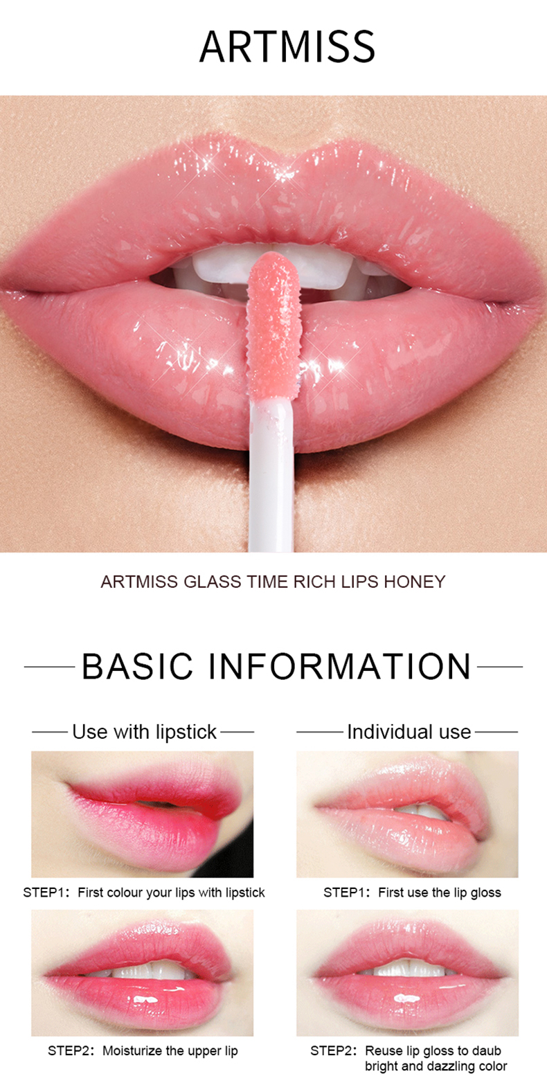 Moisturizing Pigment Vegan Clear Lip Gloss