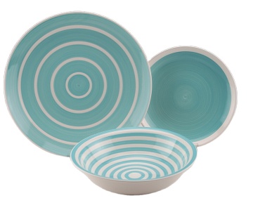 Excellent Cheap Round Dinnerware Geometric Stoneware Sets