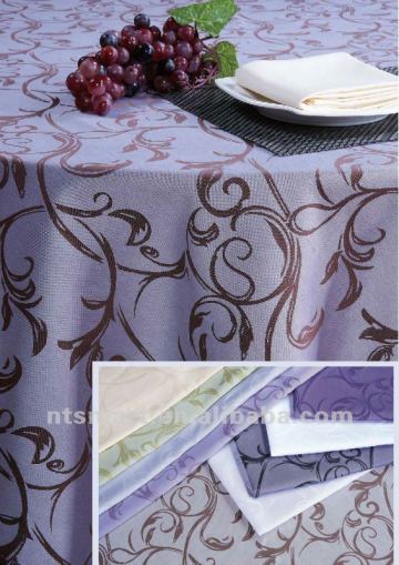 Poly/Cotton Damask Table cover/ damask Table Cloth