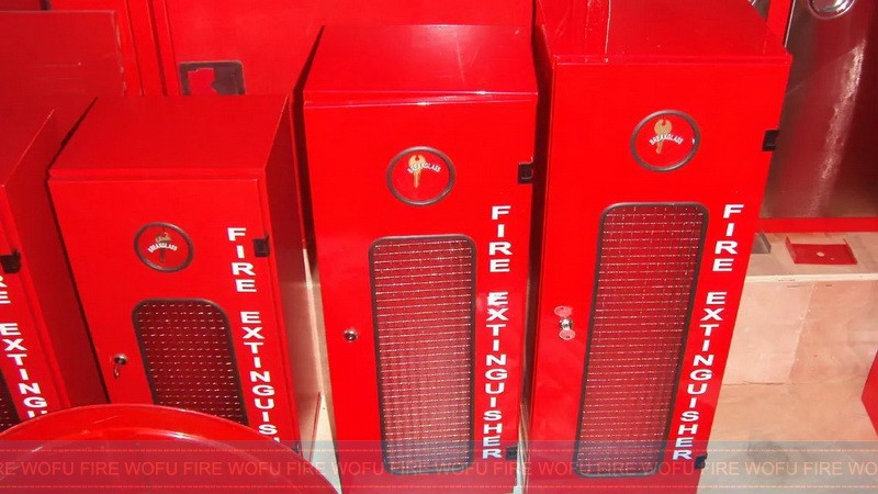 5-9KG single steel fire fighting extinguisher cabinet