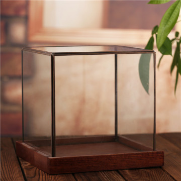 Wholesale hot sale clear geometric glass terrarium