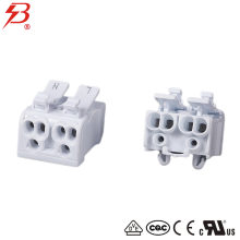 2 Poles Multipolar Wire Connector with Release Button