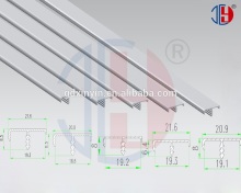 Polished and brushed talbe aluminum edge banding for kitchen cabinet