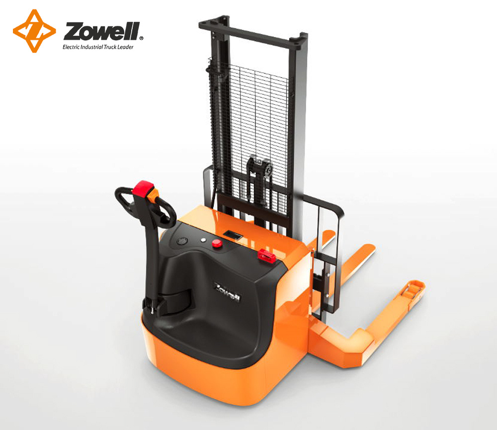 1.5T الکتریکی Walkie Straddle Stacker 4M 4.5M