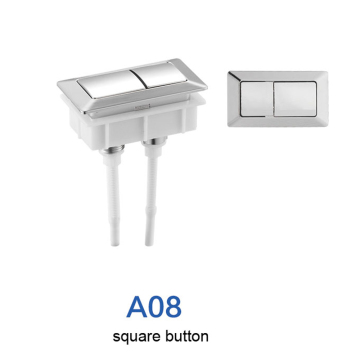 Chrome Toilet Cistern Water Valve Push Button