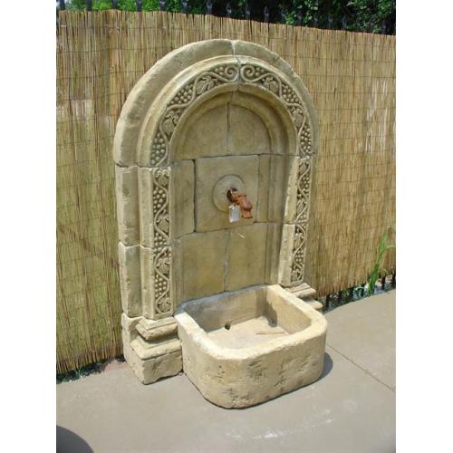 Pierre sculptée lavabo